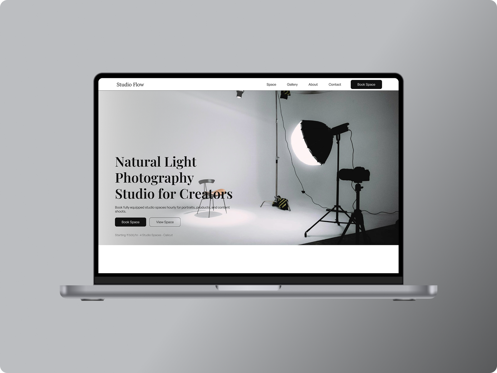 StudioFlow — Free Portfolio Template for Framer preview