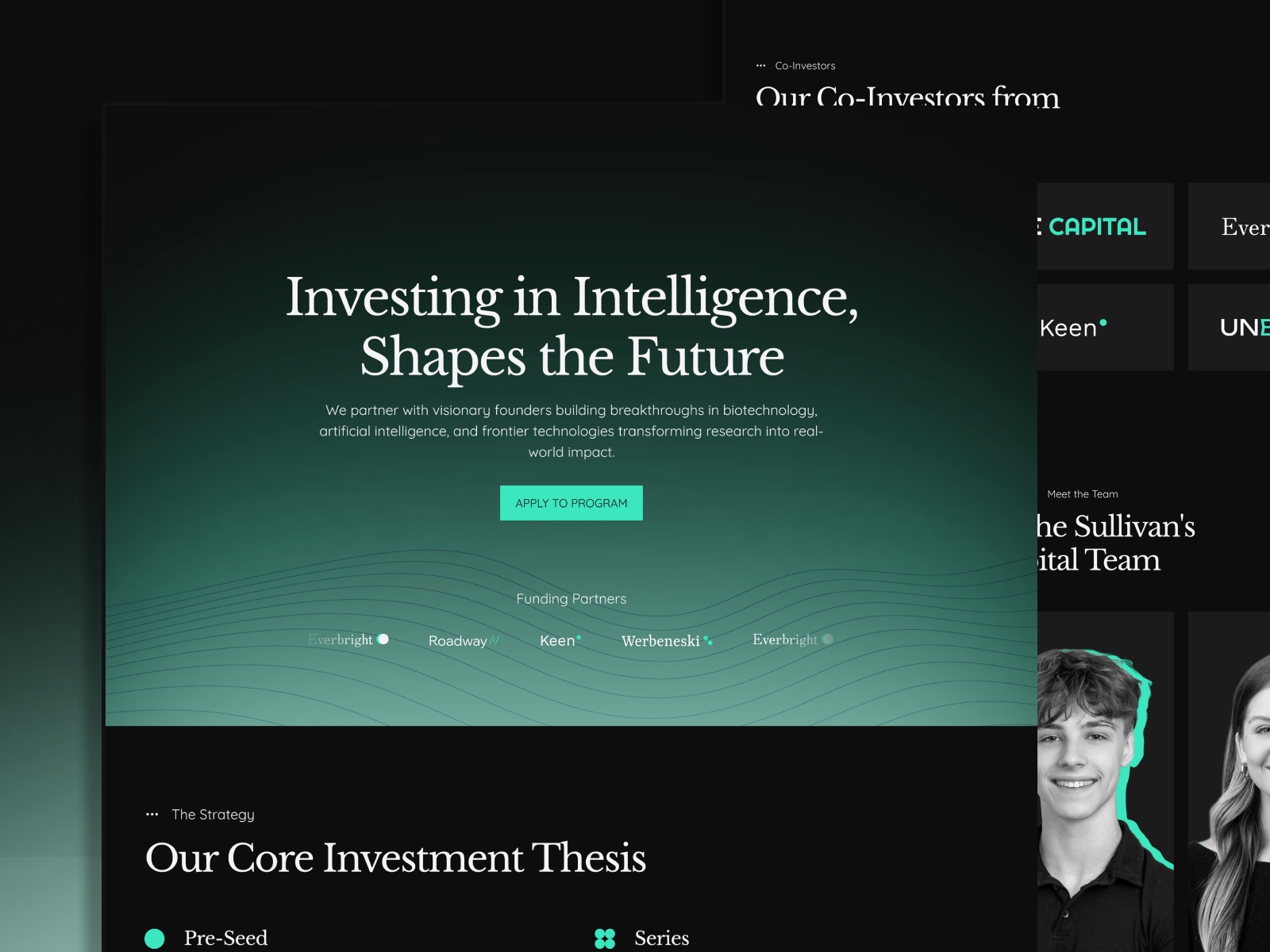Sullivan — Free Finance Framer Template preview