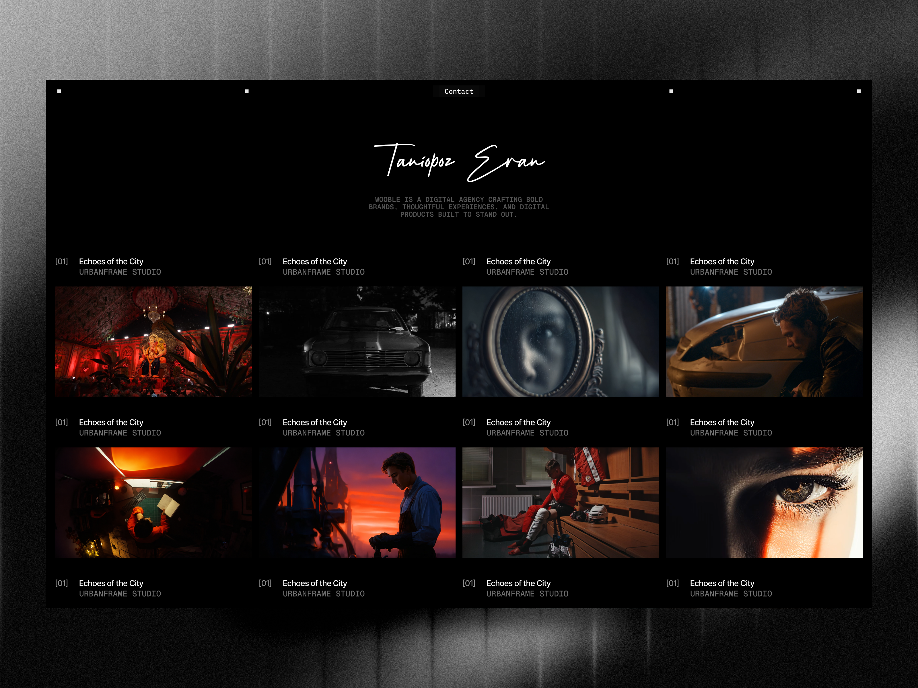 Taniopoz Eran — Free Portfolio Template for Framer preview