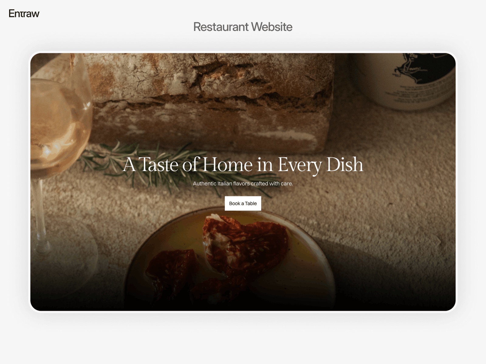 Tavola — Free Restaurant Website Template by dhero.studio — Free Food Template for Framer by dhero.studio preview