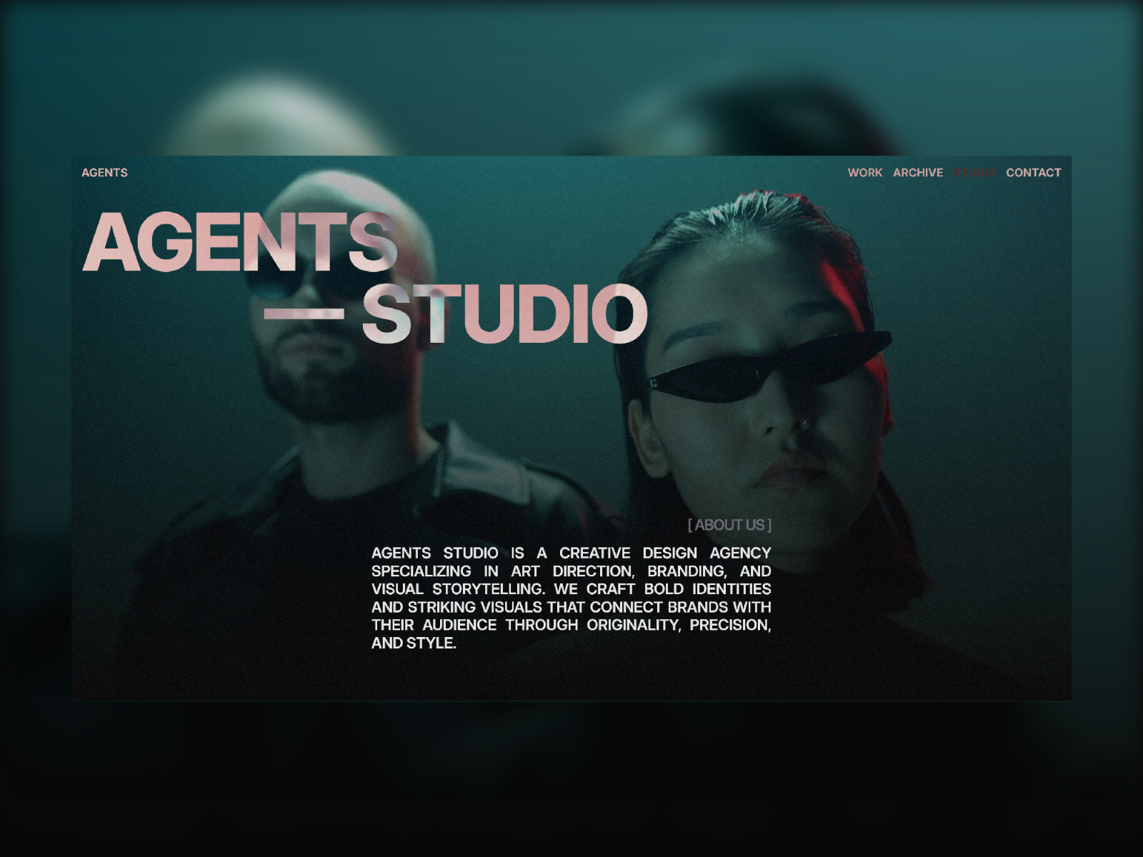 Tawfiqul: Free Agency Website Template by Emon — Free Portfolio Framer Template preview