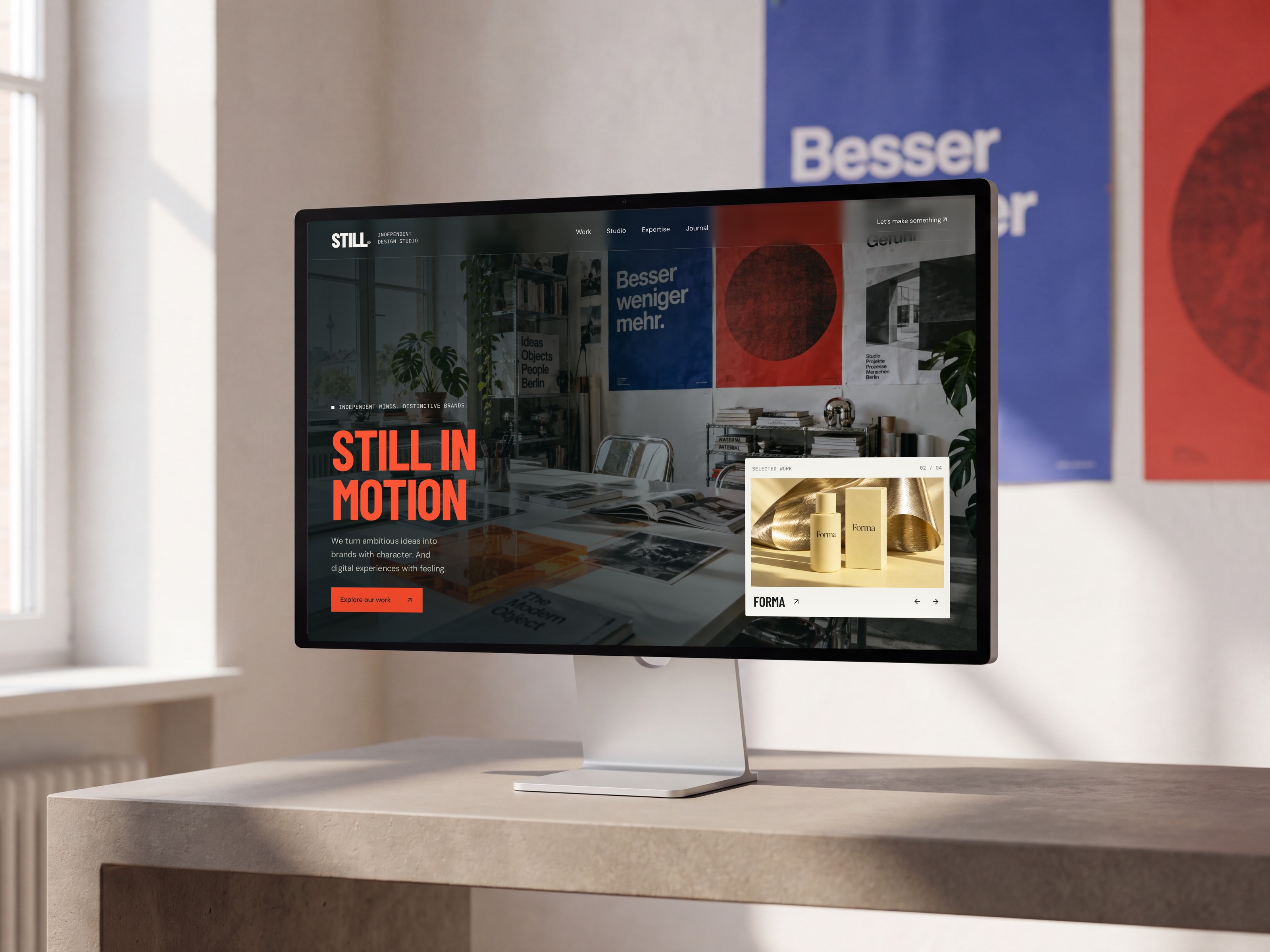THIS IS STILL — Free Agency Template for Framer preview