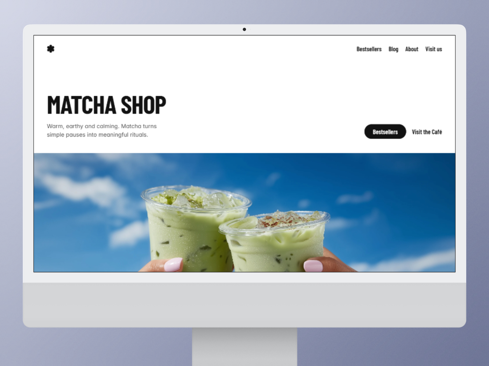TWOFIVE - CAFE: Free Personal Website Template by Michael Slotta — Free Food Framer Template preview