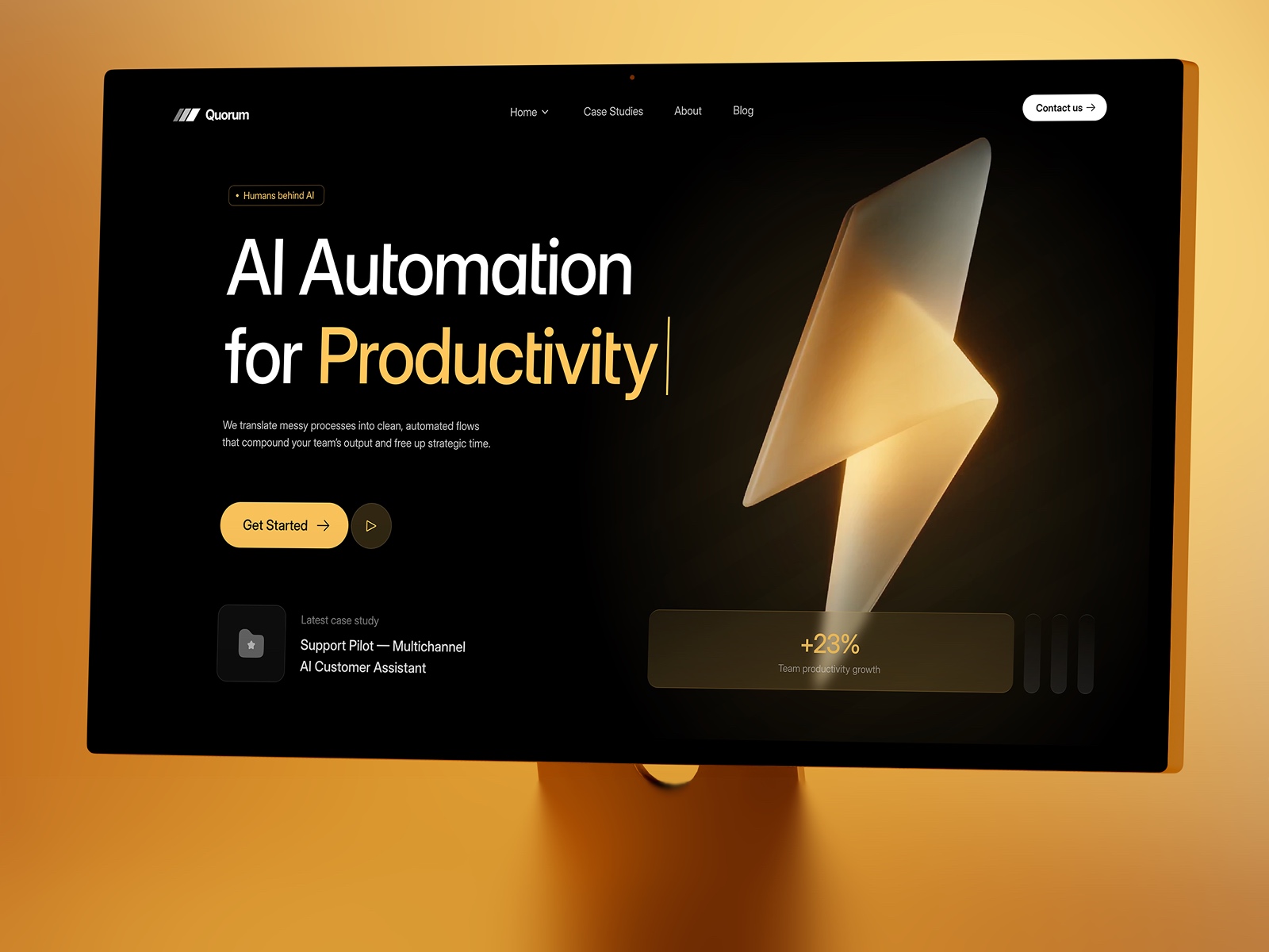 UGC Ad Studio: Free Portfolio Website Template by Ansar Ansu — Free Portfolio Framer Template preview