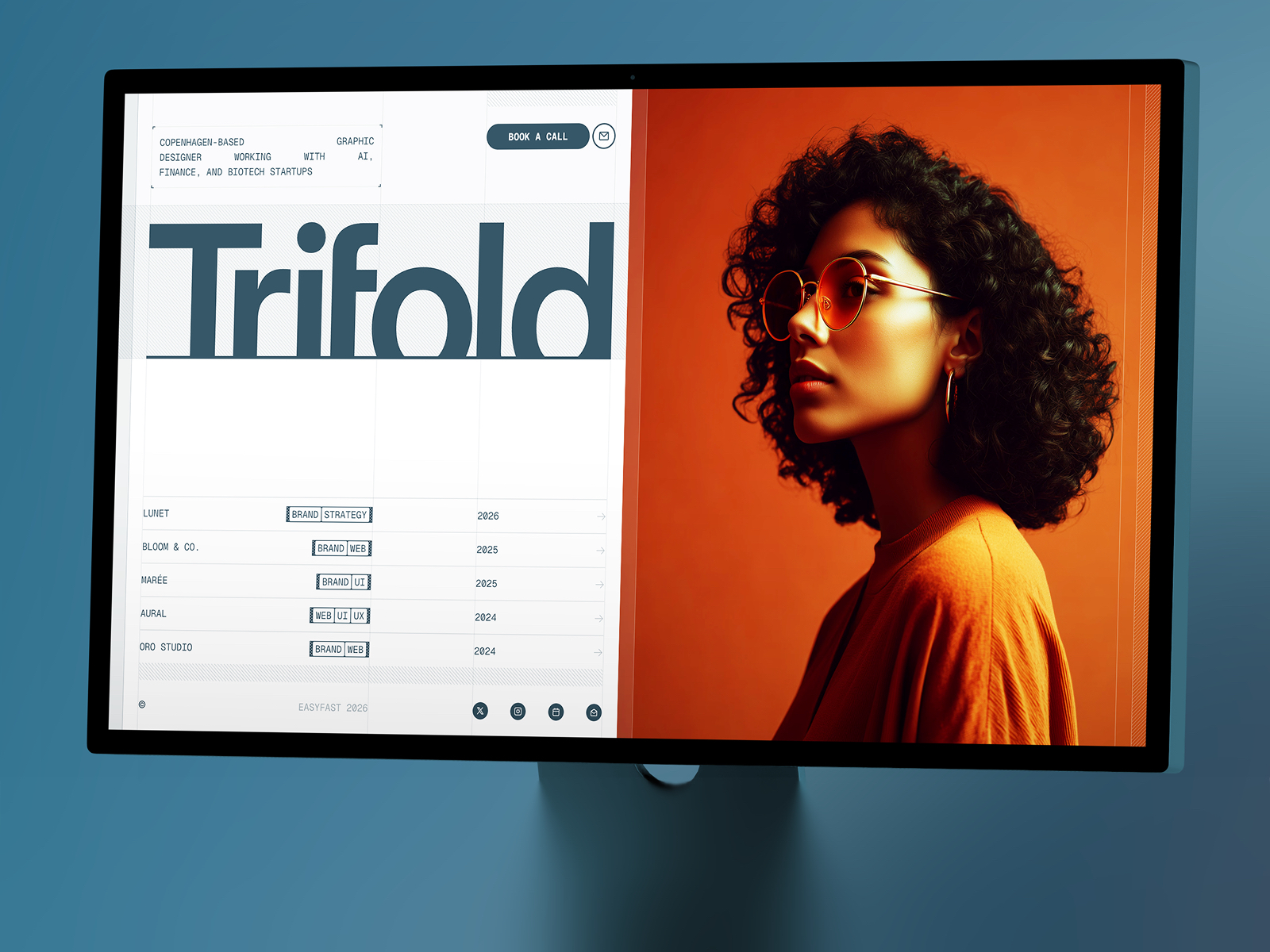 Umbrall — Free Portfolio Website Template by Aidan Looker — Free Portfolio Template for Framer by Aidan Looker preview