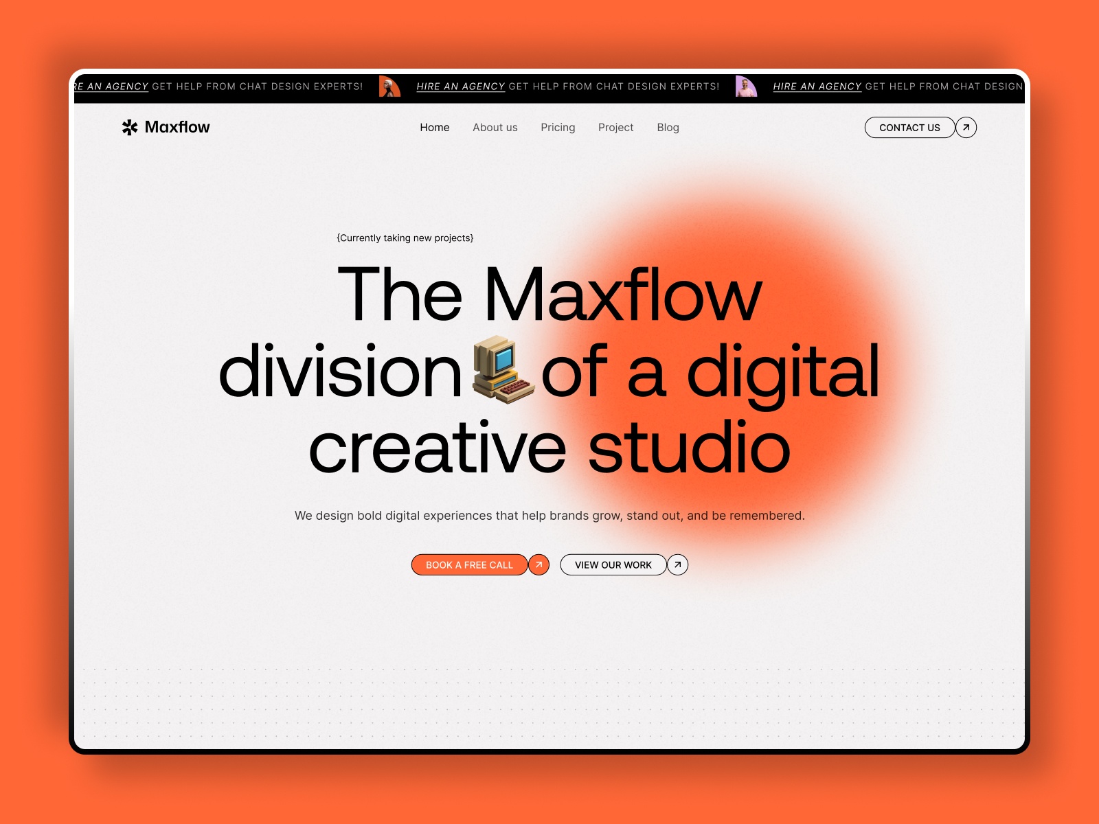 Vantis Studio — Free Portfolio Website Template by Themeflow — Free Portfolio Template for Framer by Themeflow preview