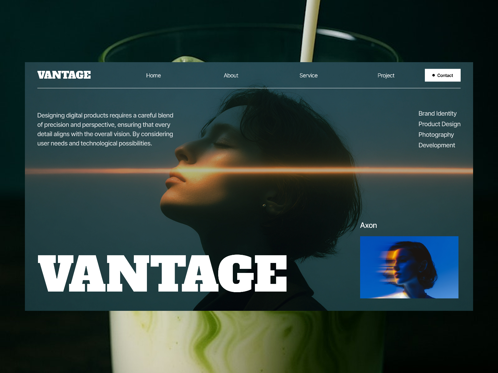 Vanttaage — Free Digital Agency Portfolio Framer Template preview