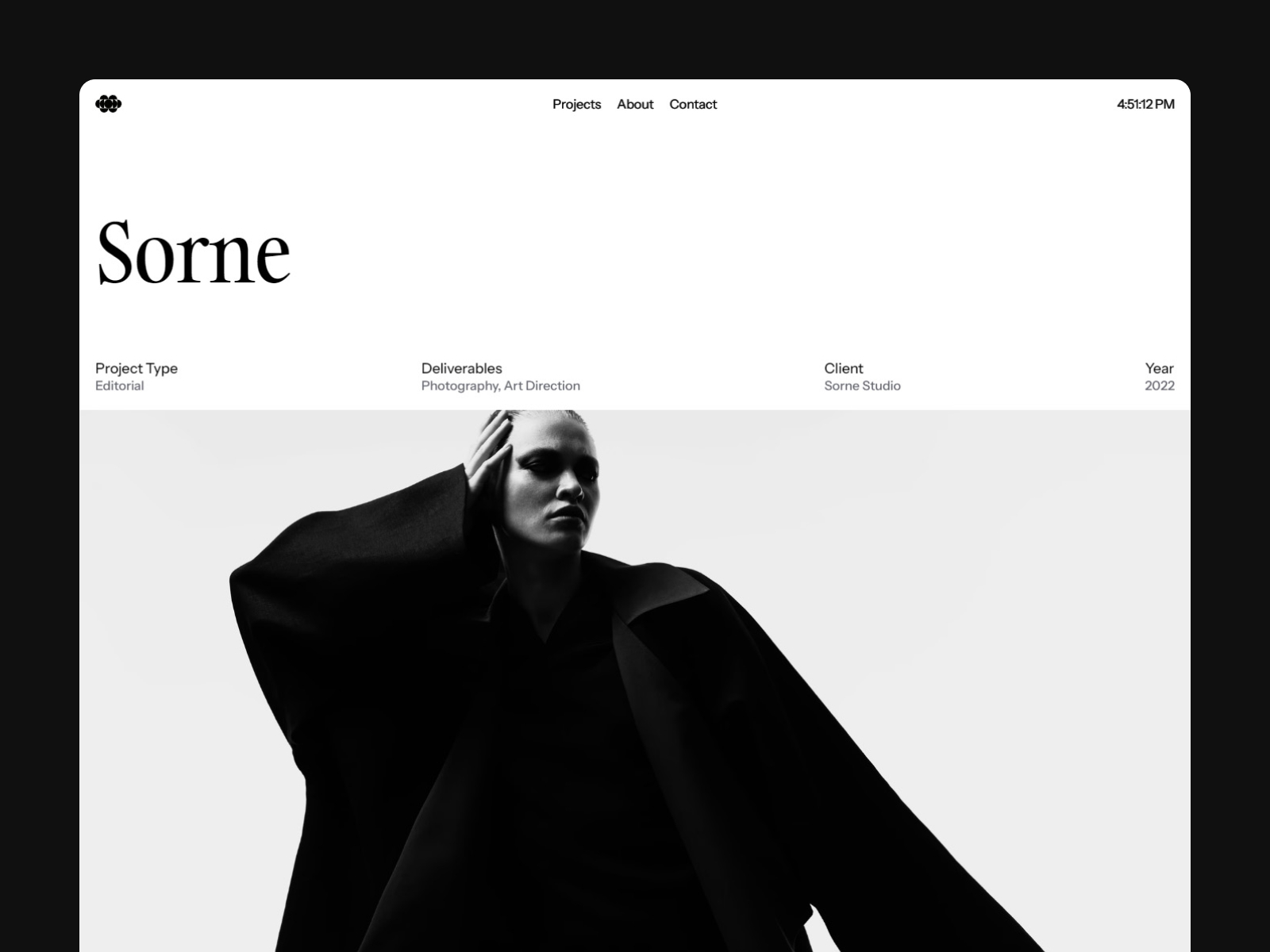 Vanza — Free Portfolio Framer Template preview