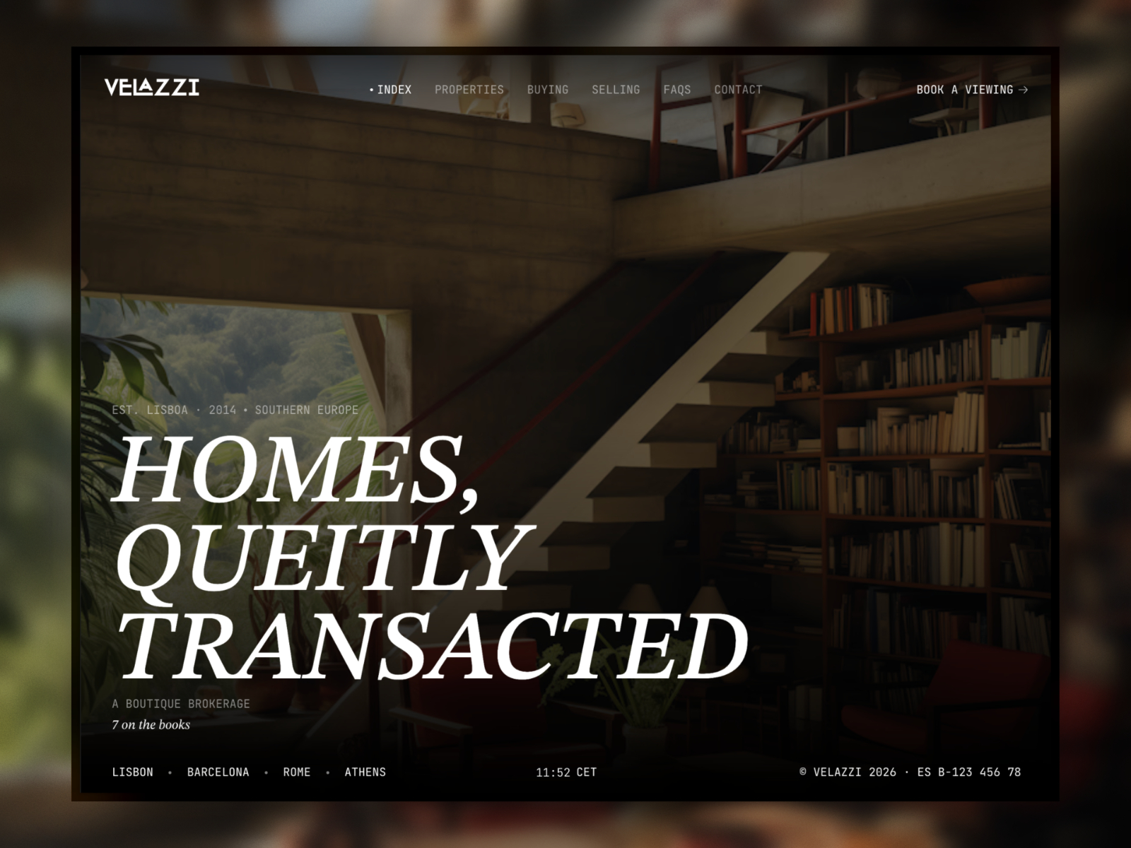 Velazzi® — Free Real Estate Framer Template preview