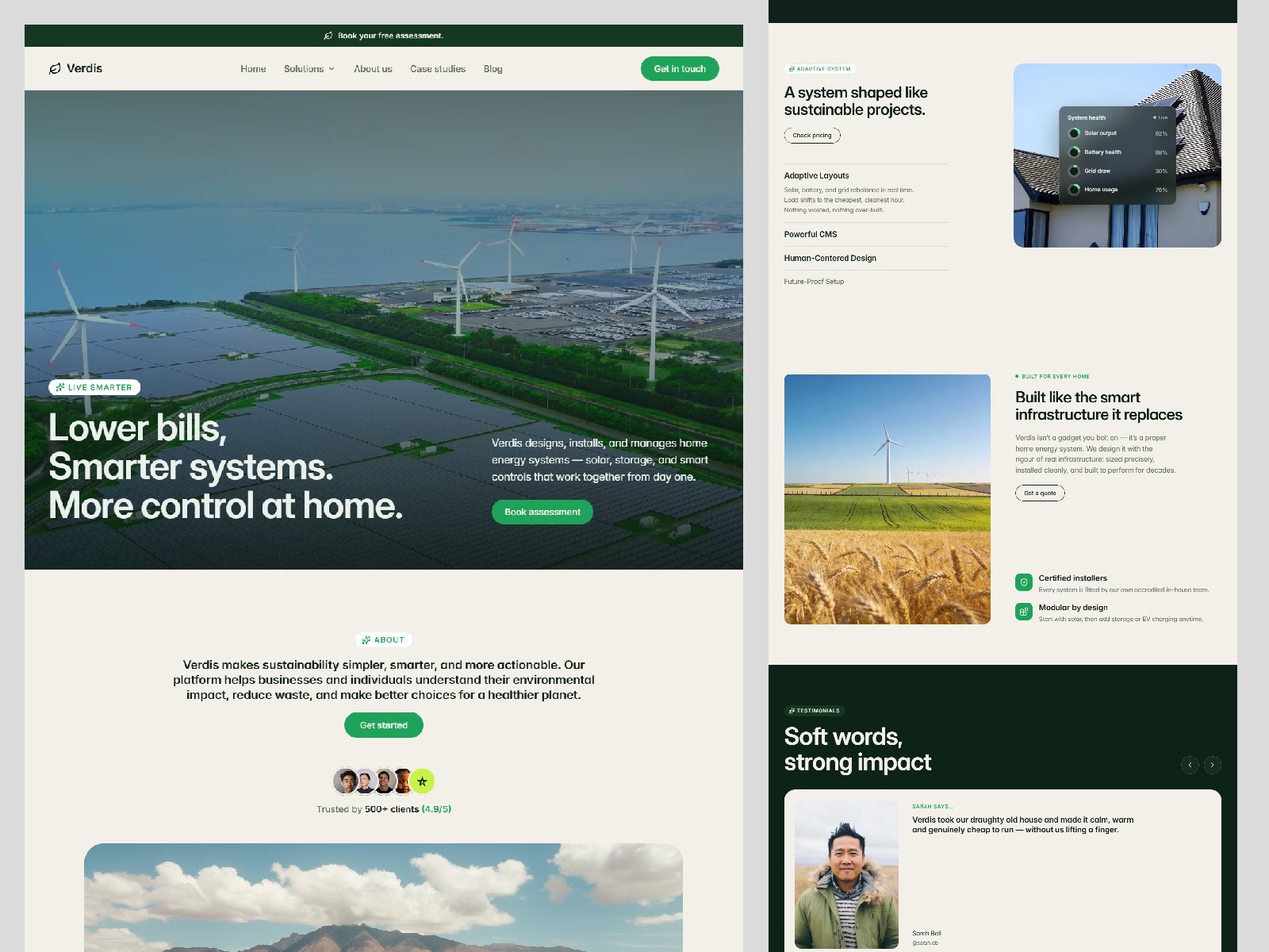 Verdico: Free Non-profit Website Template by Ahsan Habib — Free SaaS Framer Template preview
