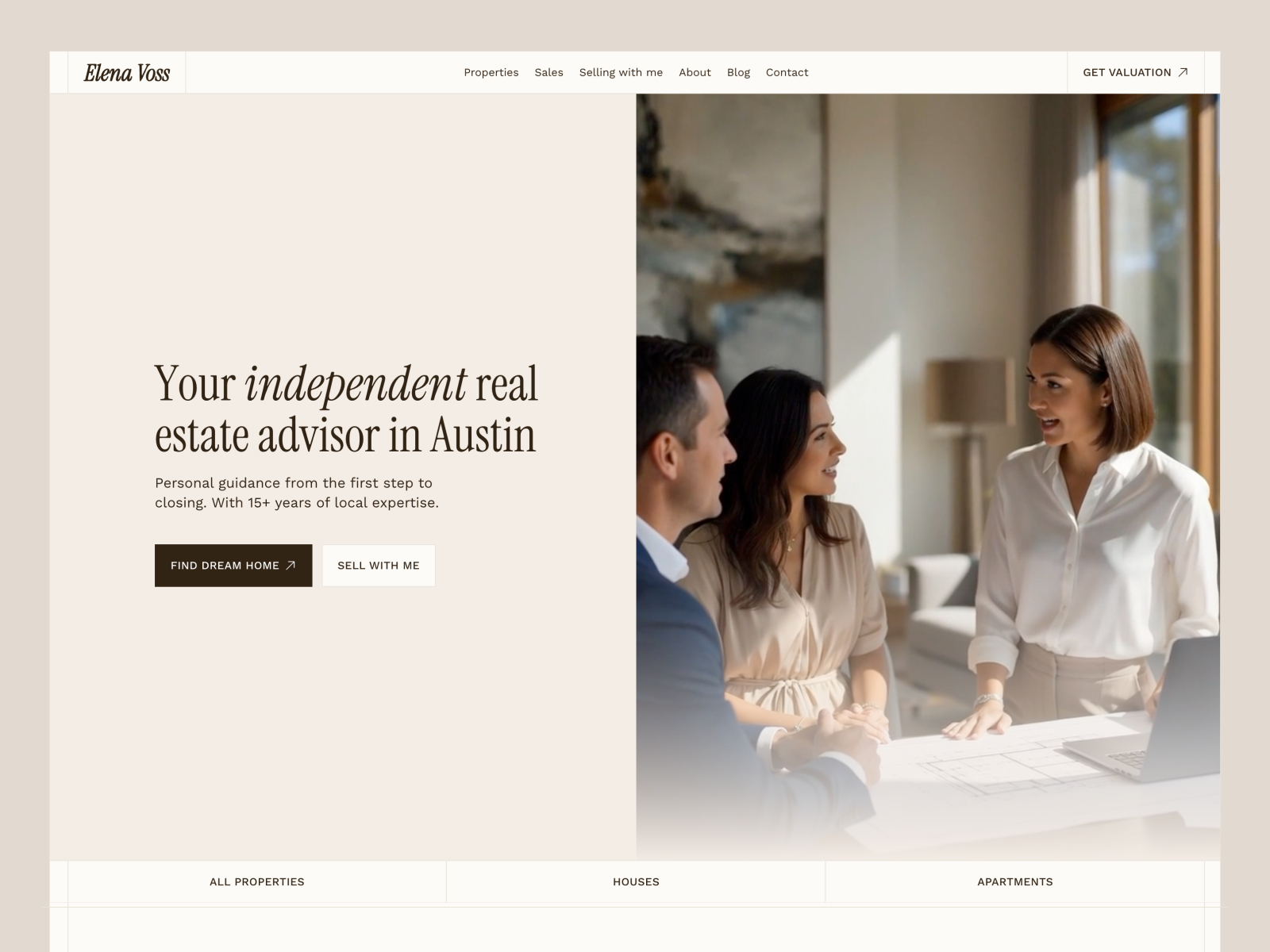 Voss — Free Dental Framer Template preview