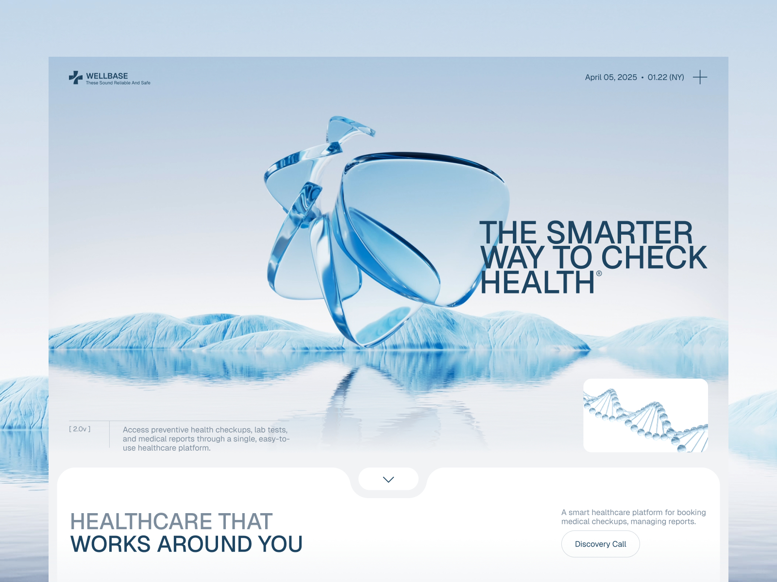 WellBase — Free Healthcare Framer Template preview