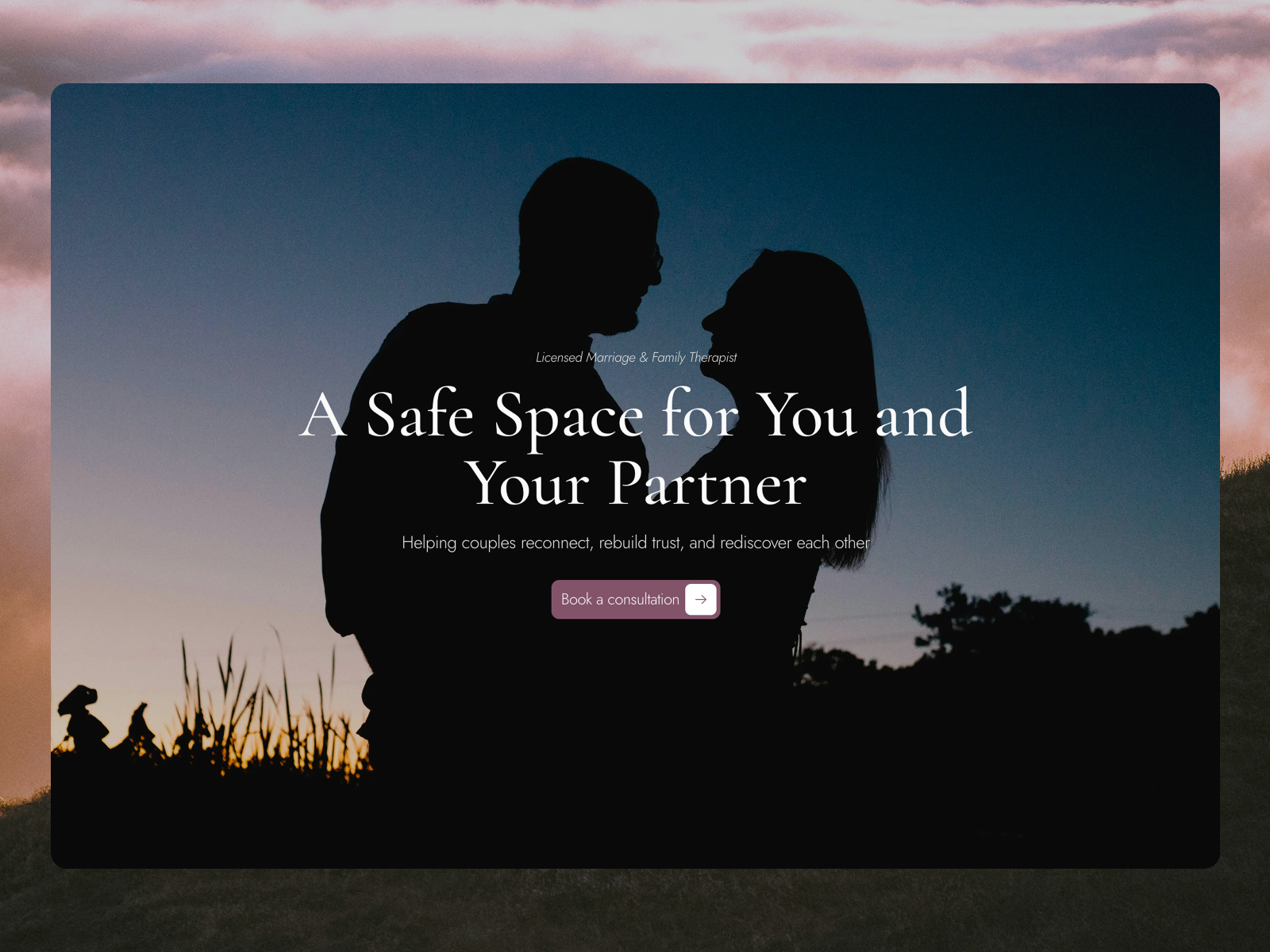 Willow Grace — Free Couples Therapy & Coaching Framer Template preview
