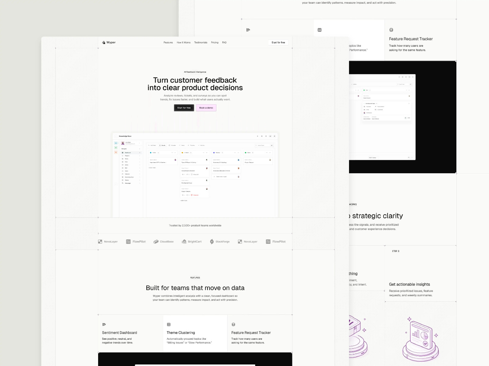 Wyper — Free SaaS Framer Template preview