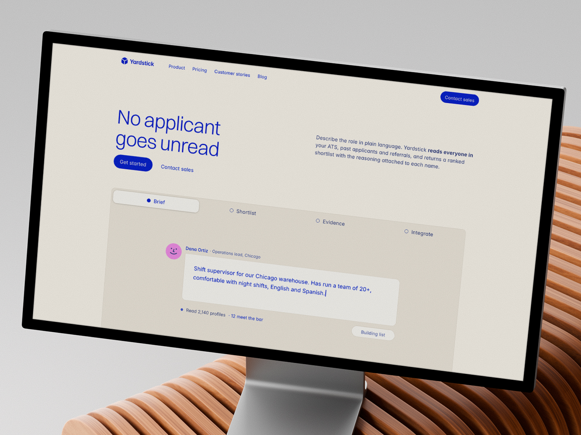 Yardstick — Free SaaS Template for Framer preview