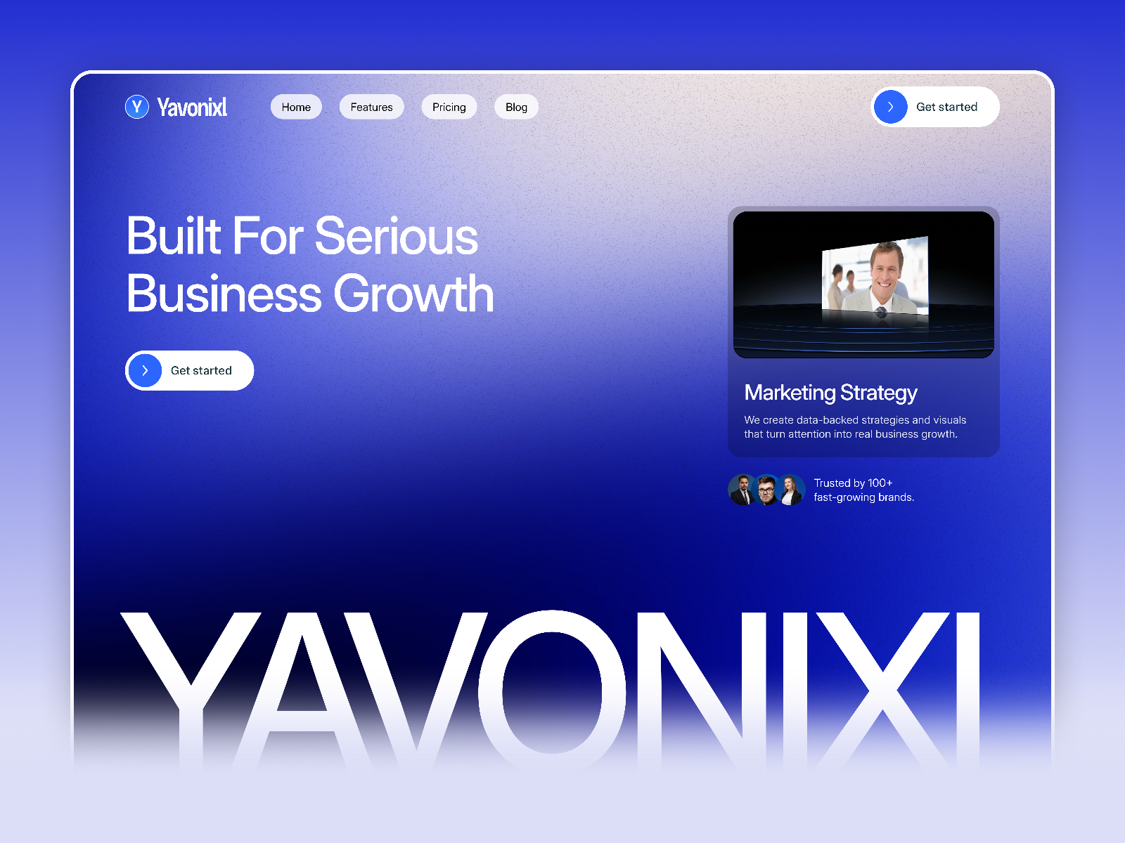 Yavonixl — Free Blog Framer Template preview