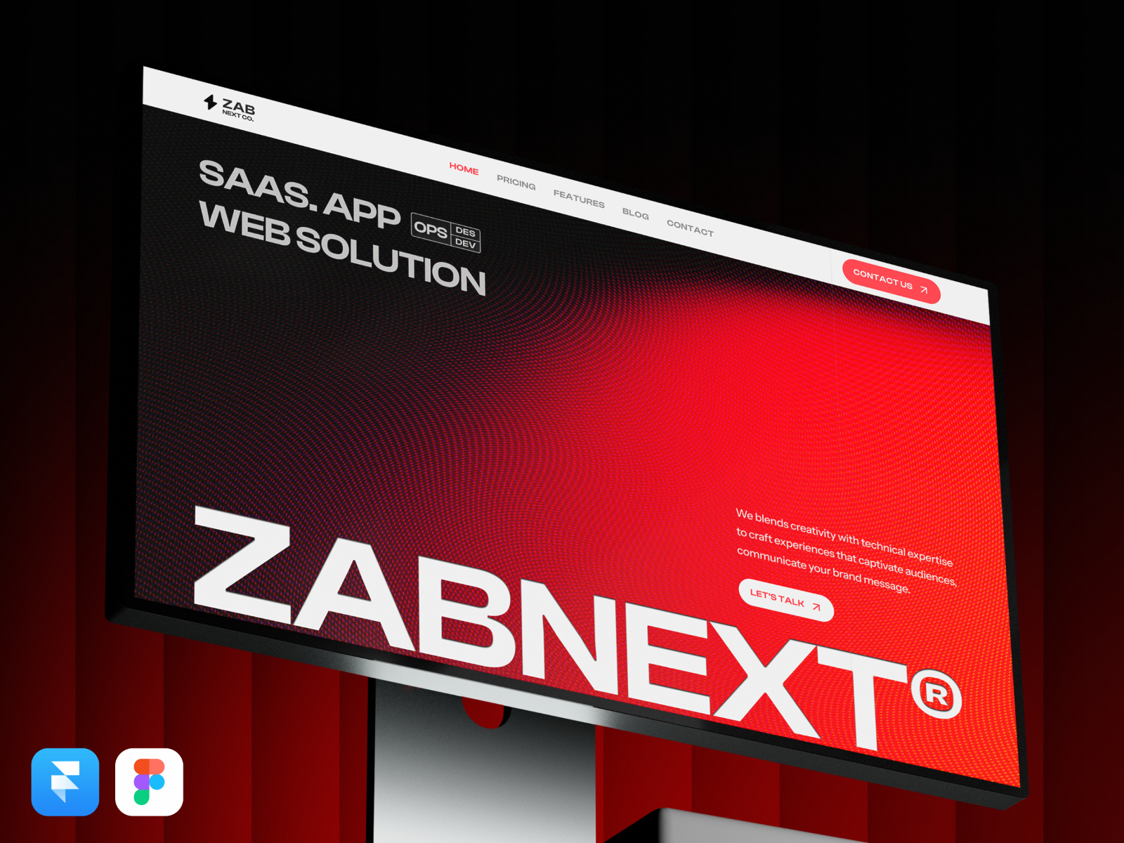 Zabnext — Free Agency Framer Template preview