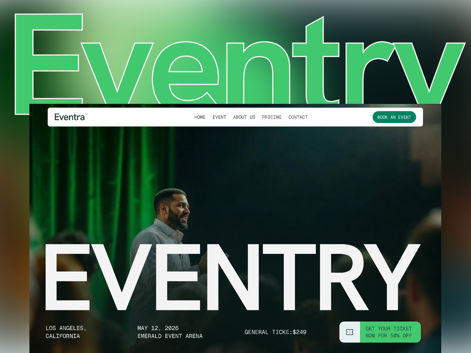 Zenith Festival — Free Entertainment Website Template by Roman Rybiansky — Free Events Template for Framer by Roman Rybiansky preview