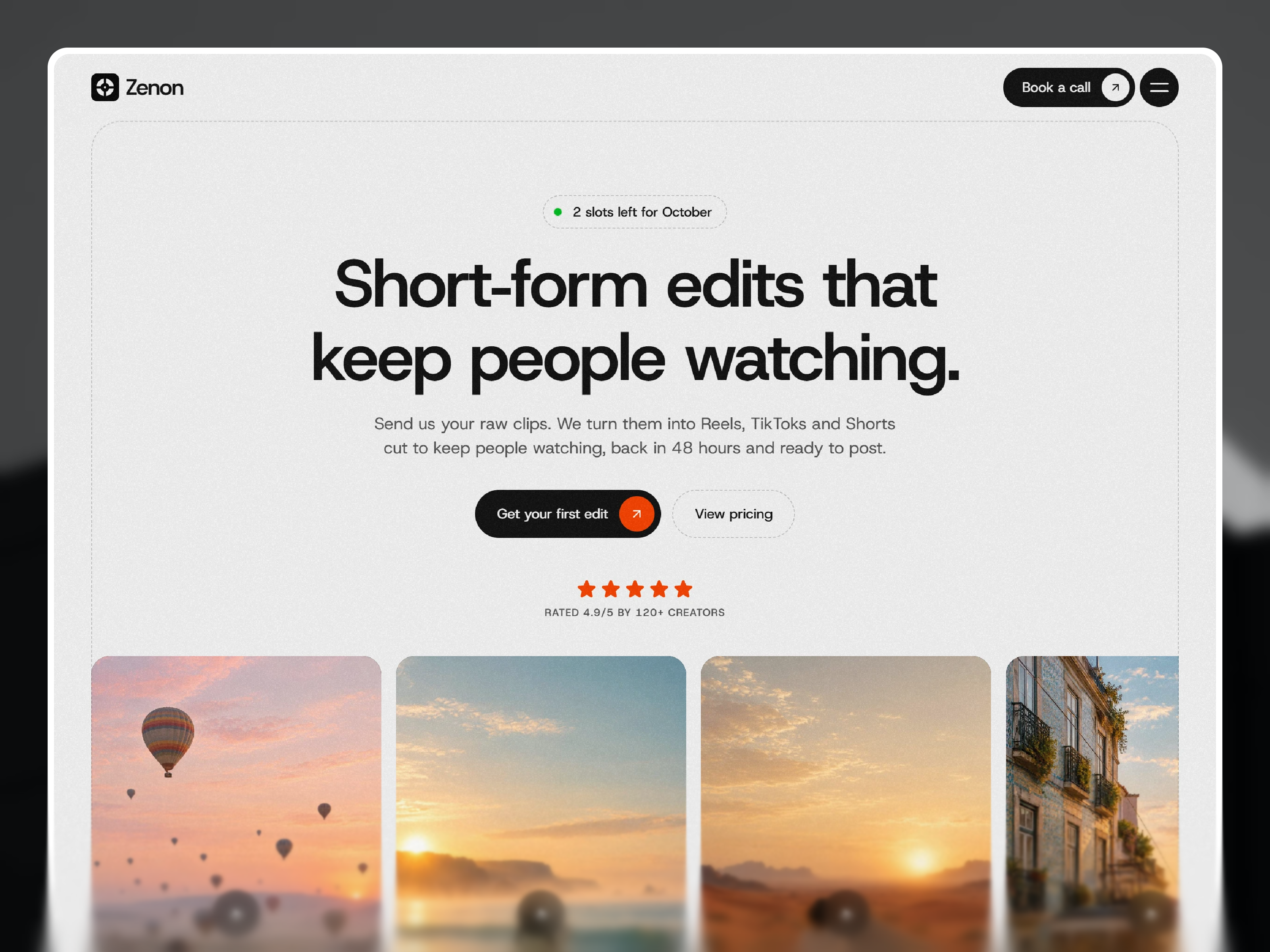Zenon — Free Legal Template for Framer preview