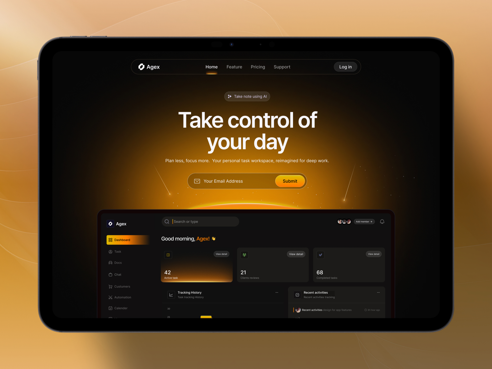 Zyro — Free SaaS Landing Framer Template preview